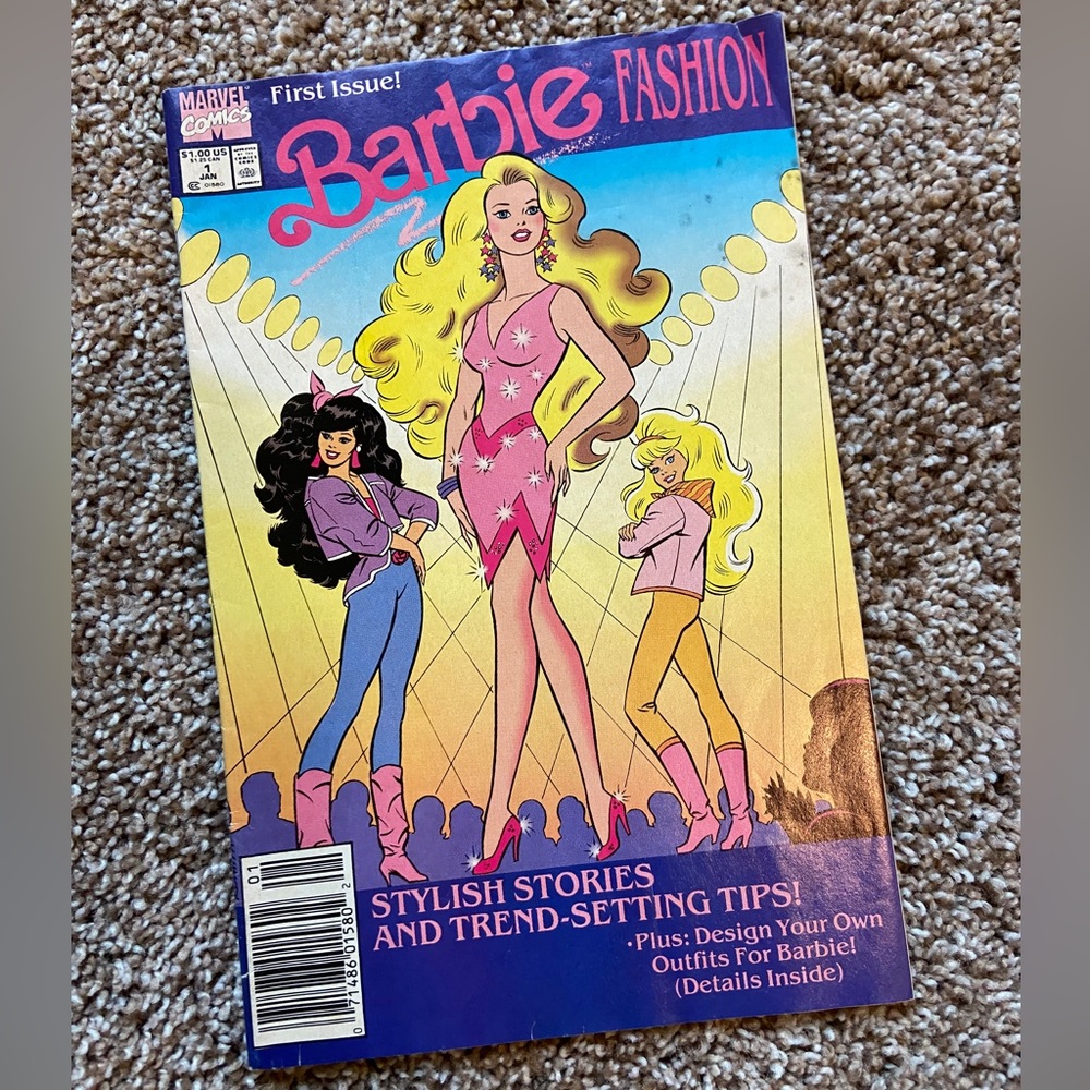 Barbie Fashion Comic - January 1991 First Issue - Volume 1, Issue 1